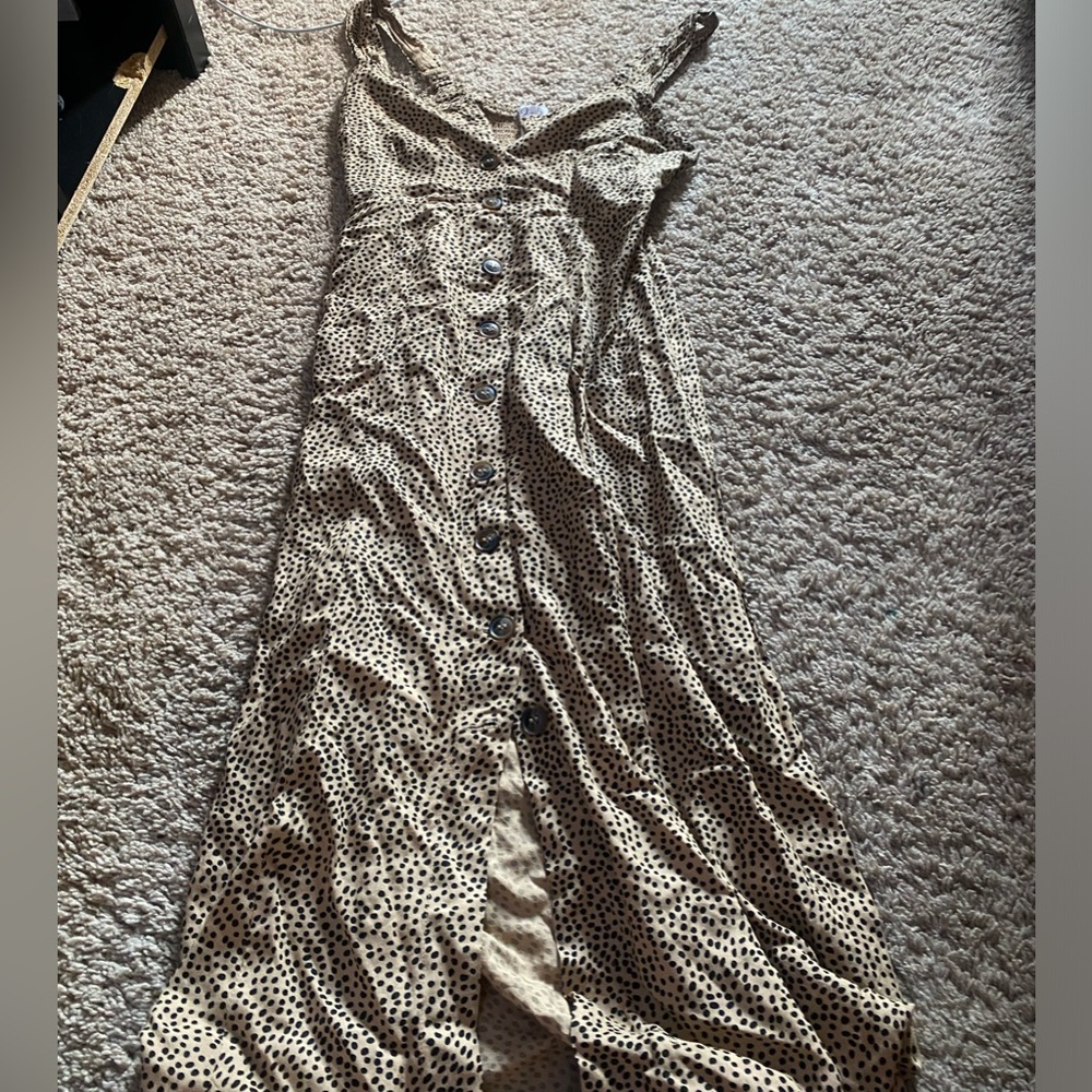 Cheetah long dress